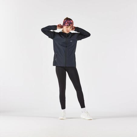 Пов'язка на шию Warm+ V2 для бігу для дорослих помаранчева/рожева з принтом