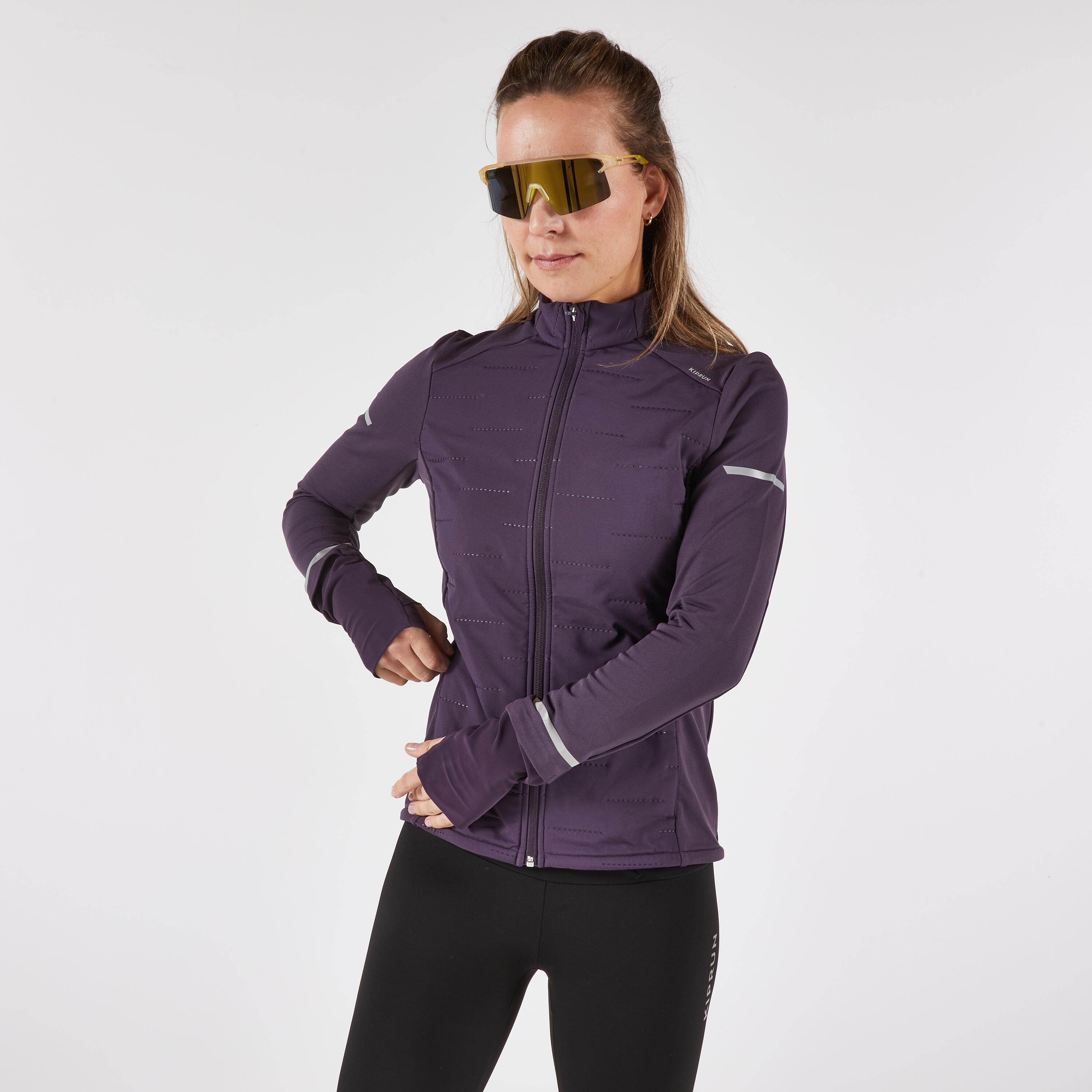 Veste kiprun warm femme aubergine