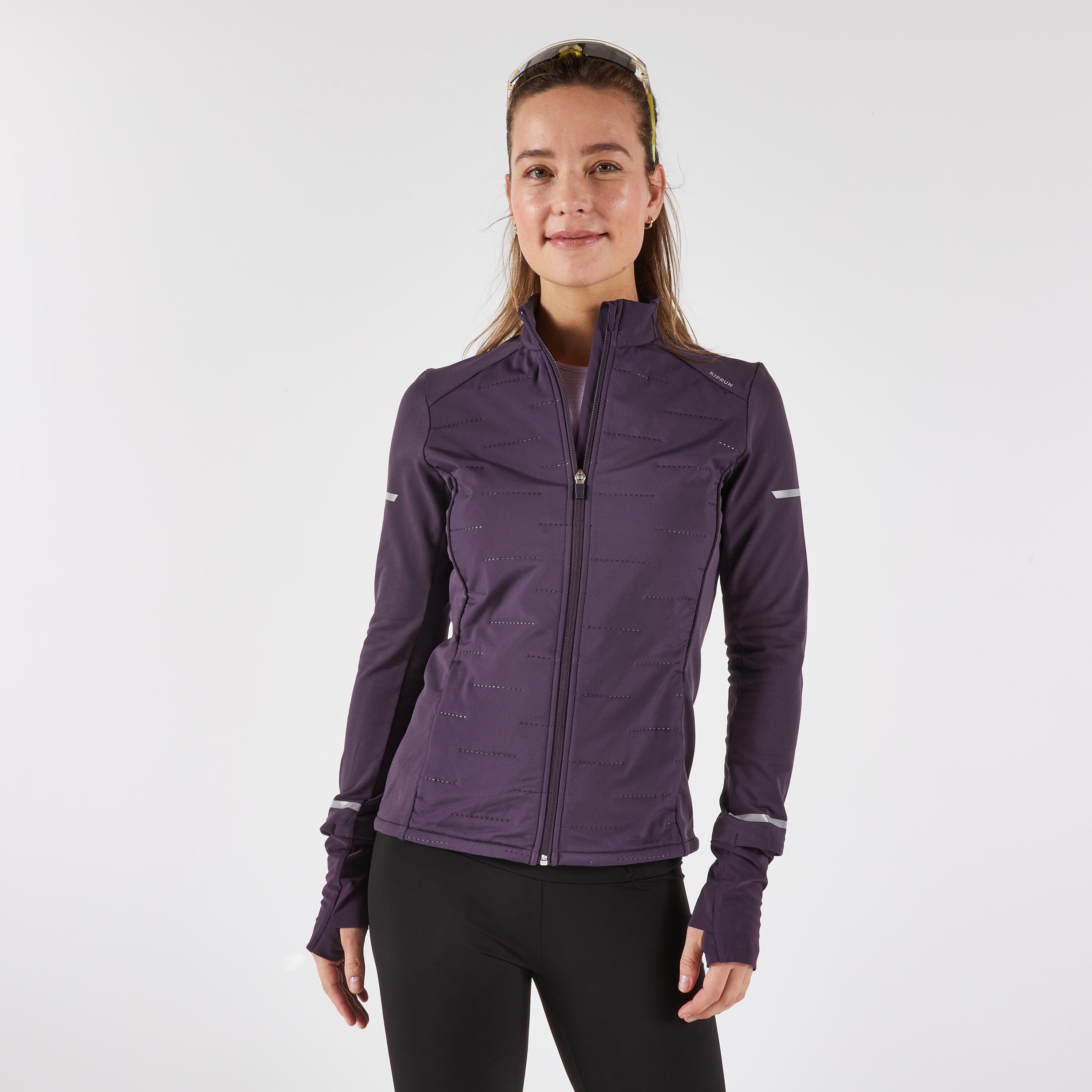 Veste kiprun warm femme aubergine