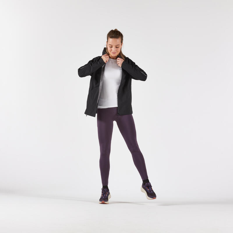 Dámská prodyšná nepromokavá bunda na trailový běh Run 500