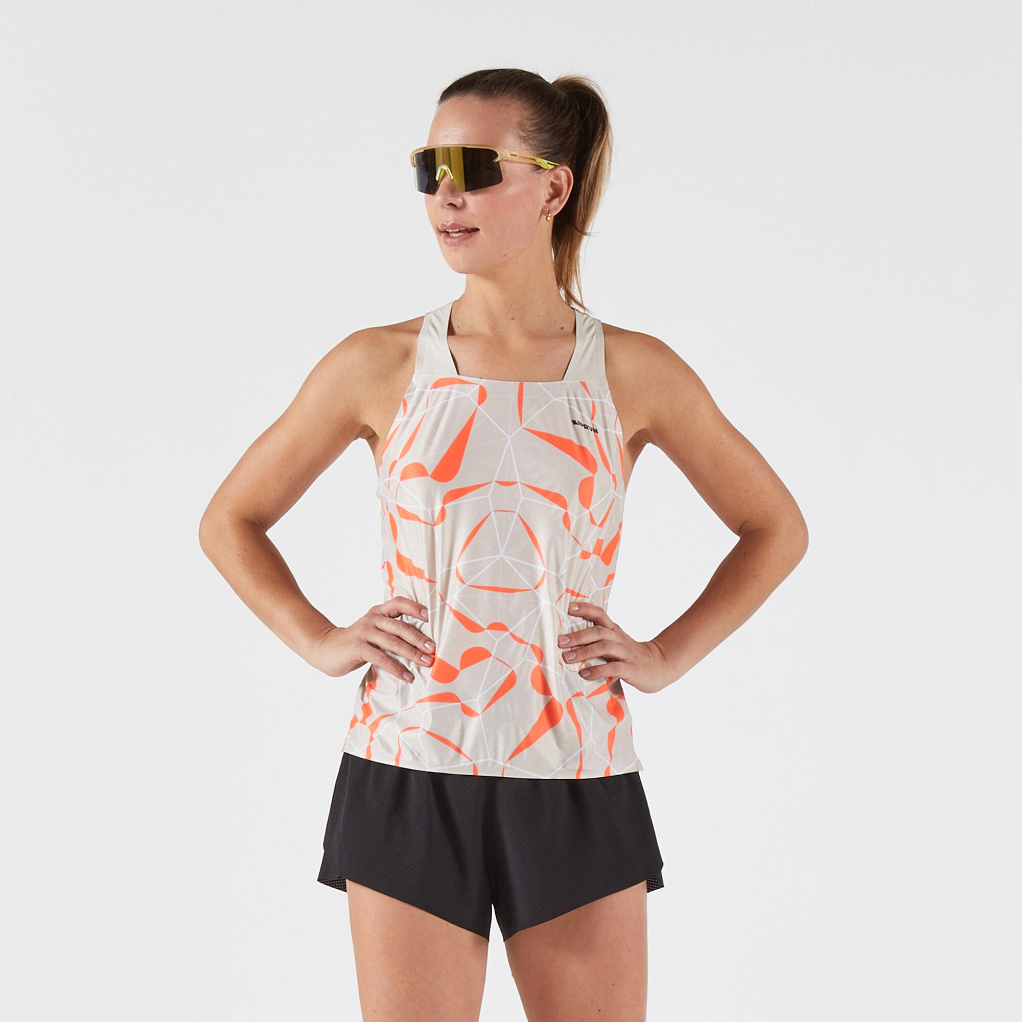 KIPRUN Camiseta sin mangas running ligera Mujer KIPRUN Run 900 Light Replika OBVIOUS be