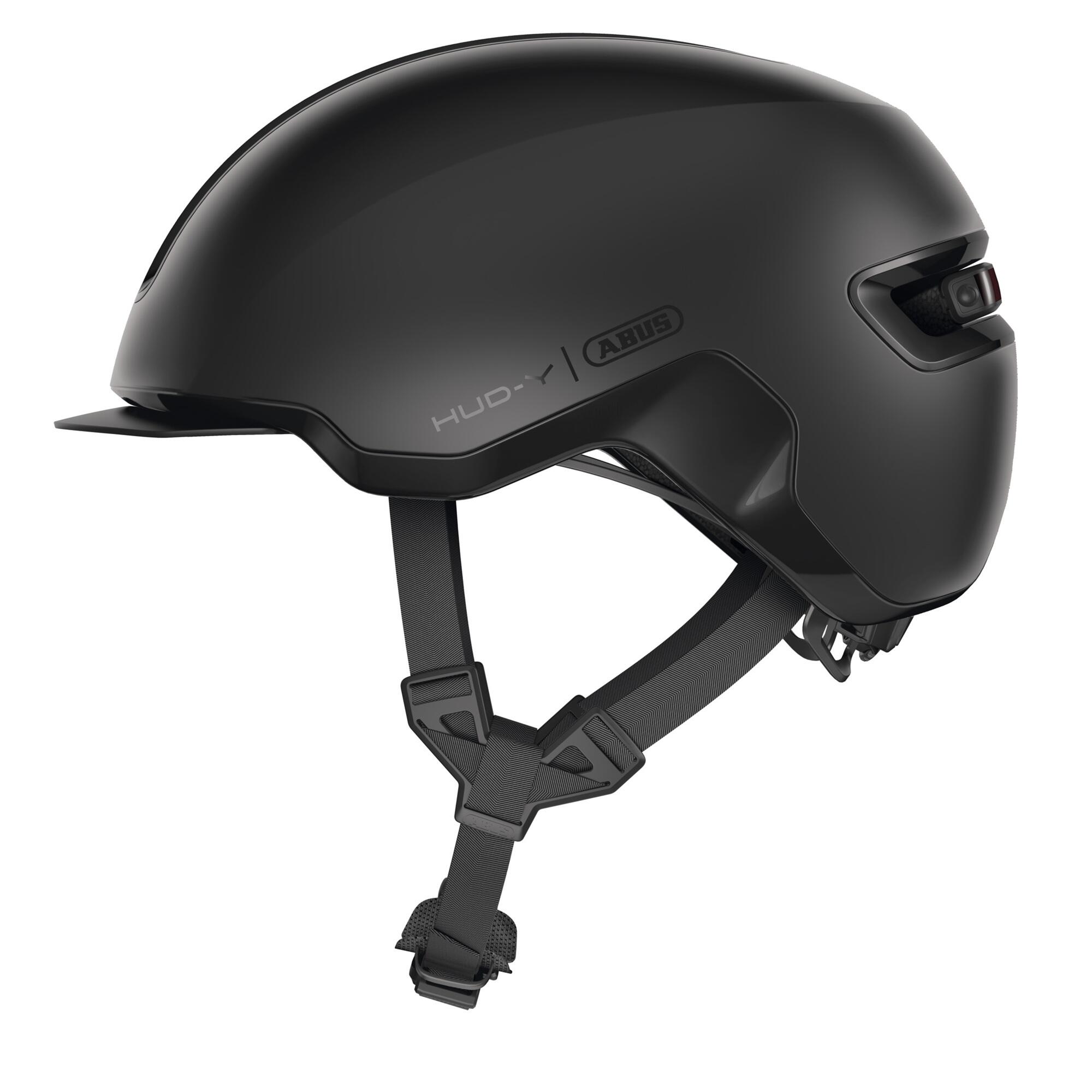 Abus Fahrradhelm City HUD-Y velvet black | 04003318668449 Abus Fahrradhelm City HUD-Y velvet black | 04003318668449