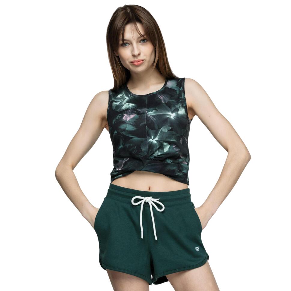 Pantalone Disclaimer cargo con logo signature donna
