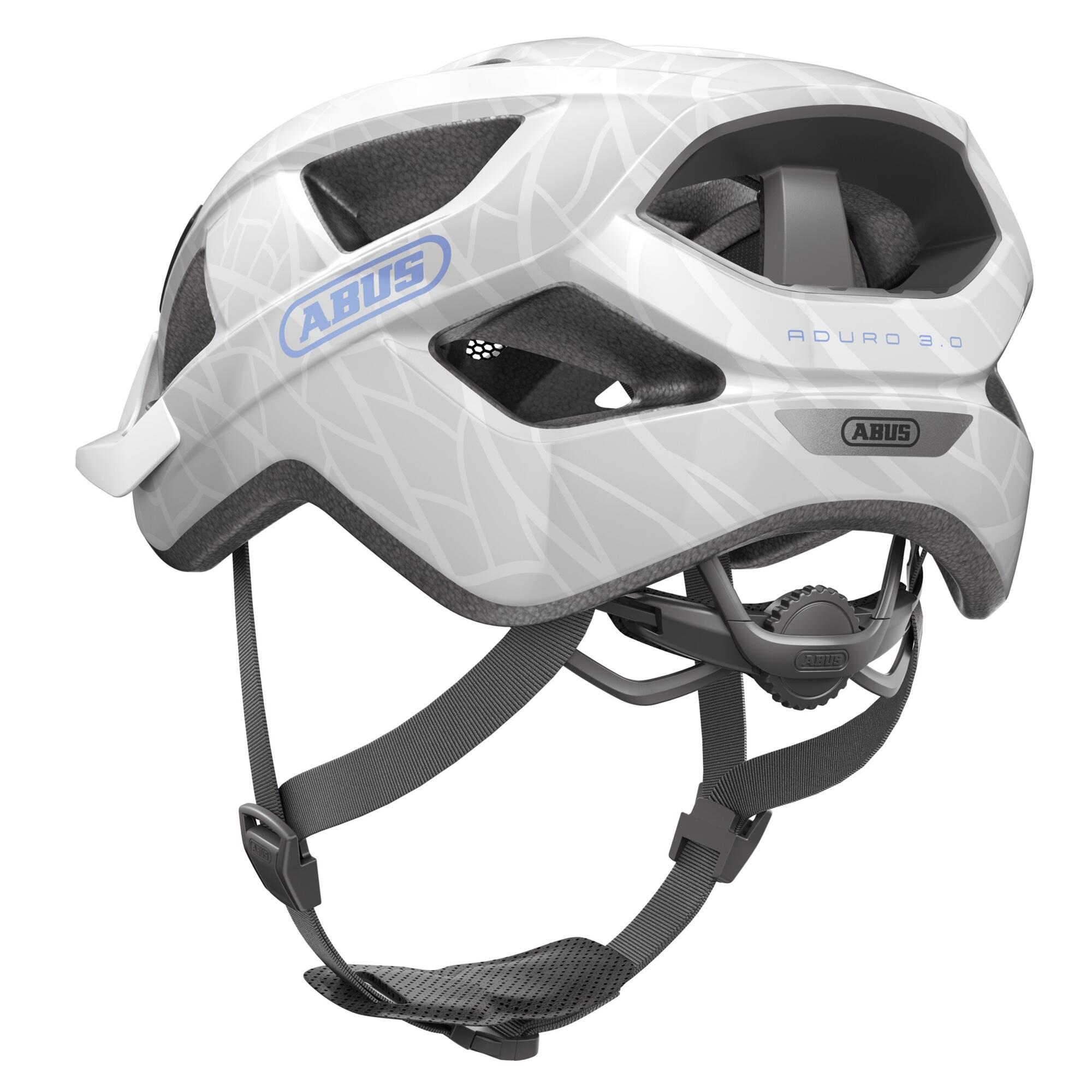 Fahrradhelm City-/Trekking ABUS Aduro 3.0 white art 3/4