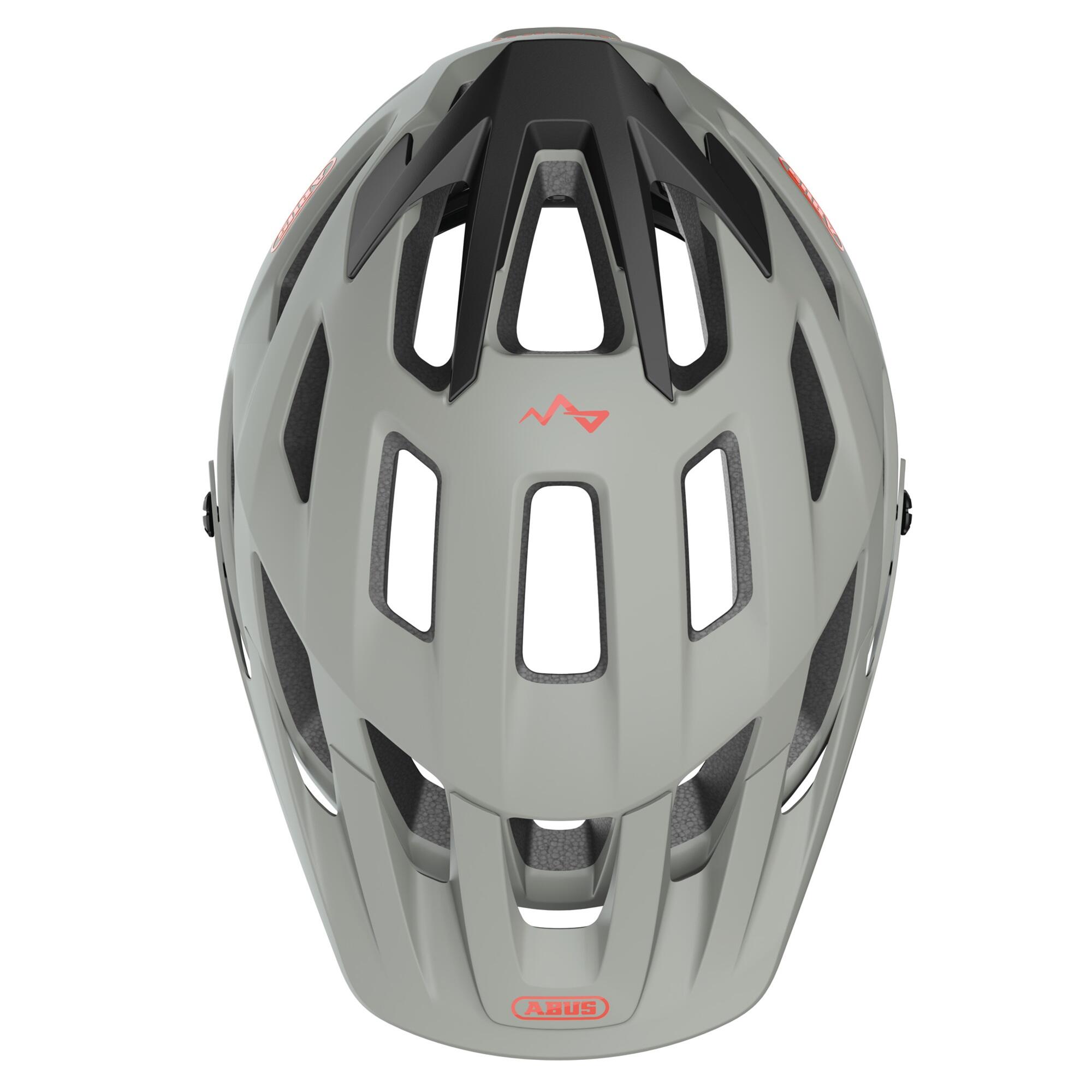 Fahrradhelm MTB ABUS Moventor 2.0 chalk grey 4/4