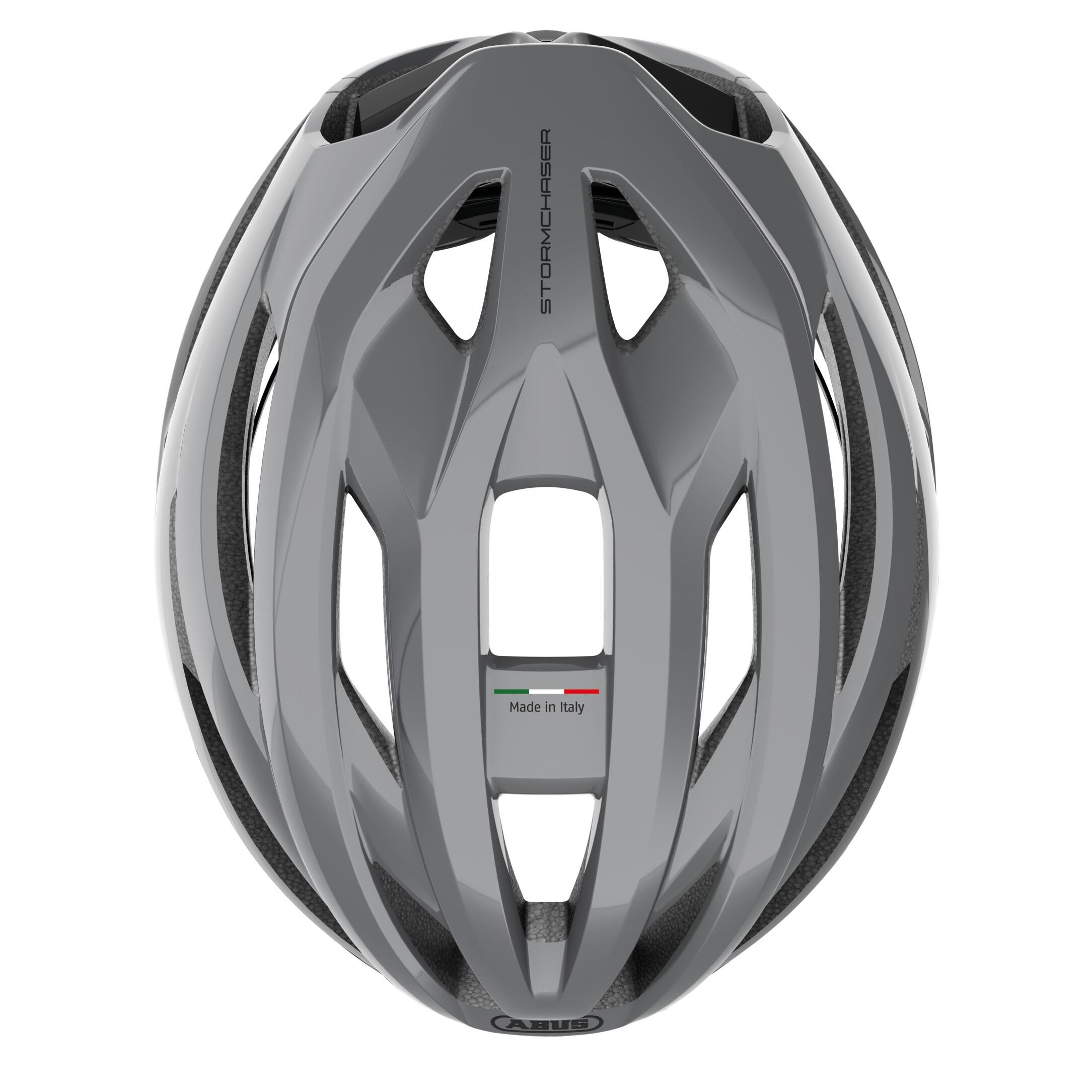 Rennradhelm ABUS Stormchaser ACE race grey 4/4