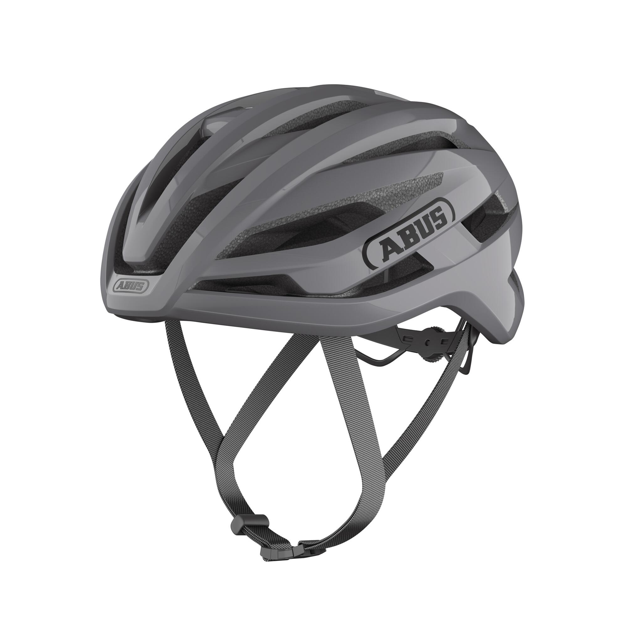 Rennradhelm ABUS Stormchaser ACE race grey 2/4