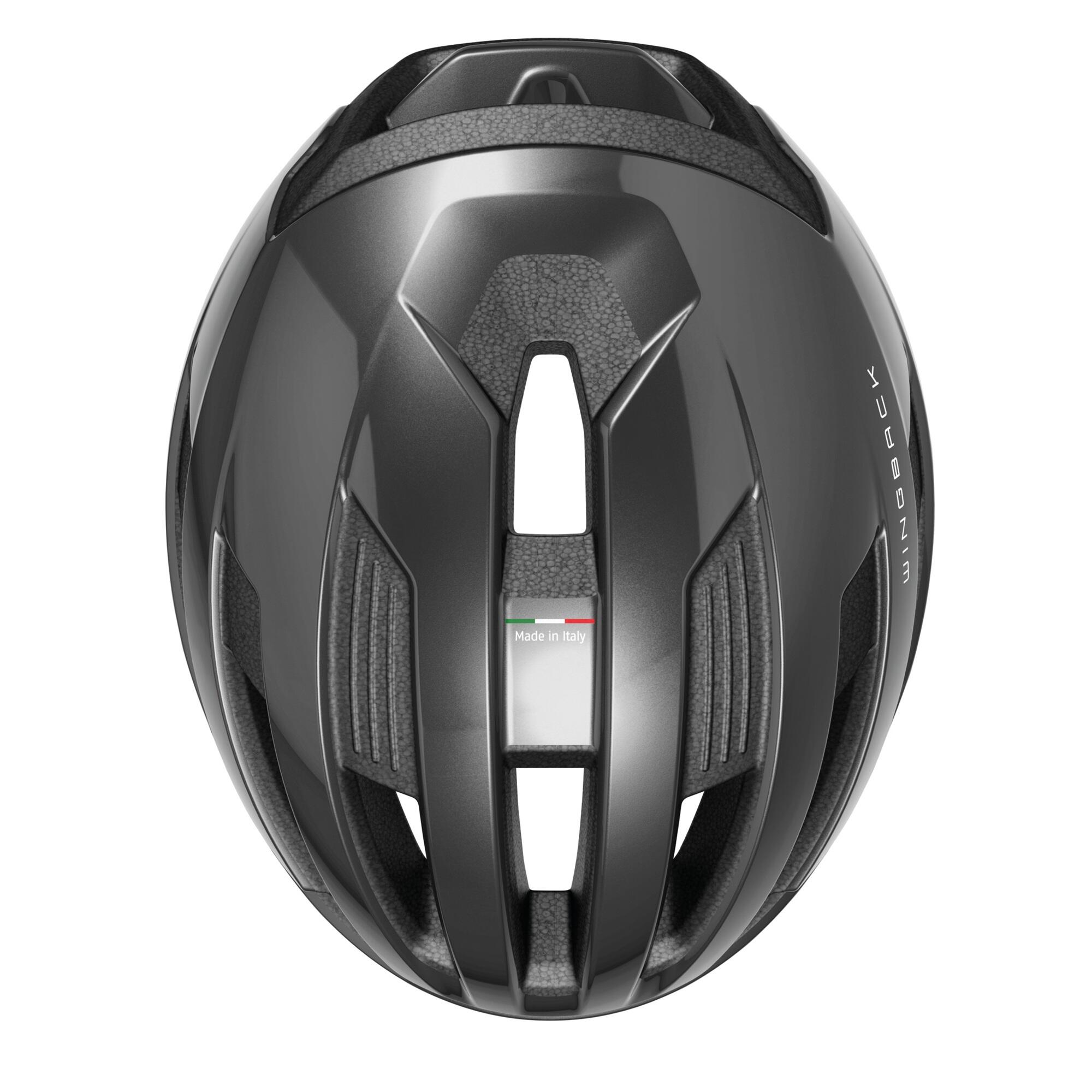 Rennradhelm ABUS Wingback titan 4/4