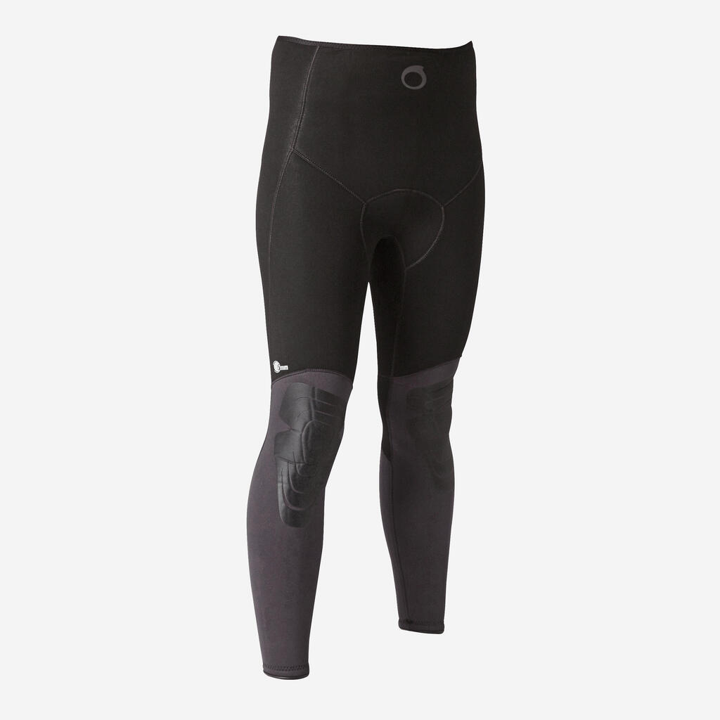 Men's  5 mm neoprene trousers  SPF 500 dark grey