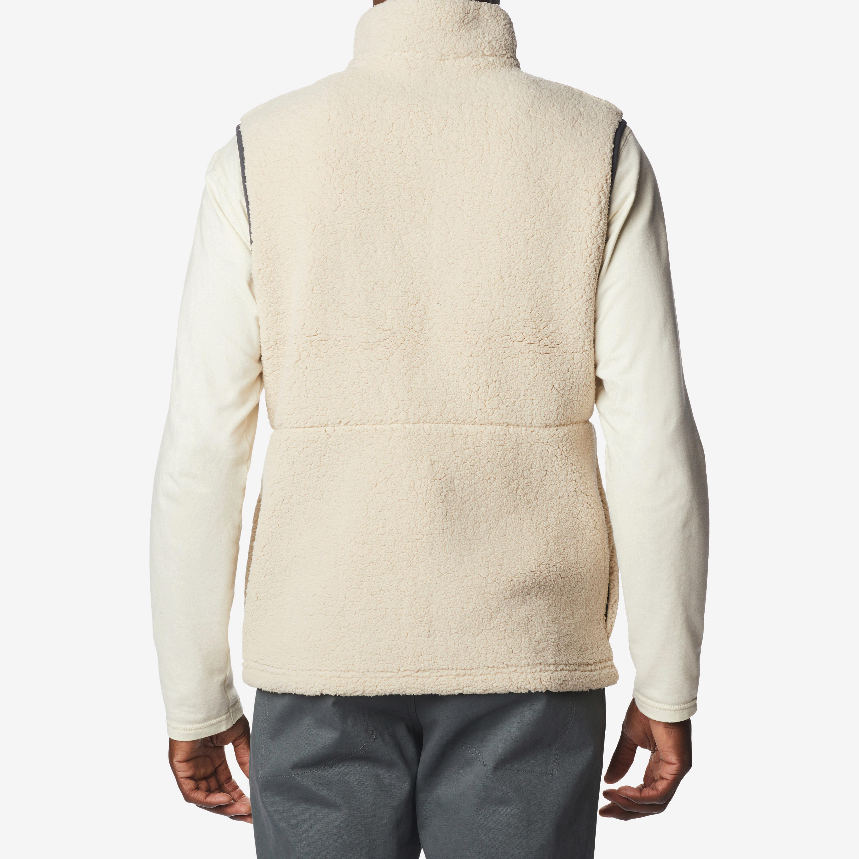 Gilet trekking uomo Columbia MOUNTAINSIDE beige 2/6