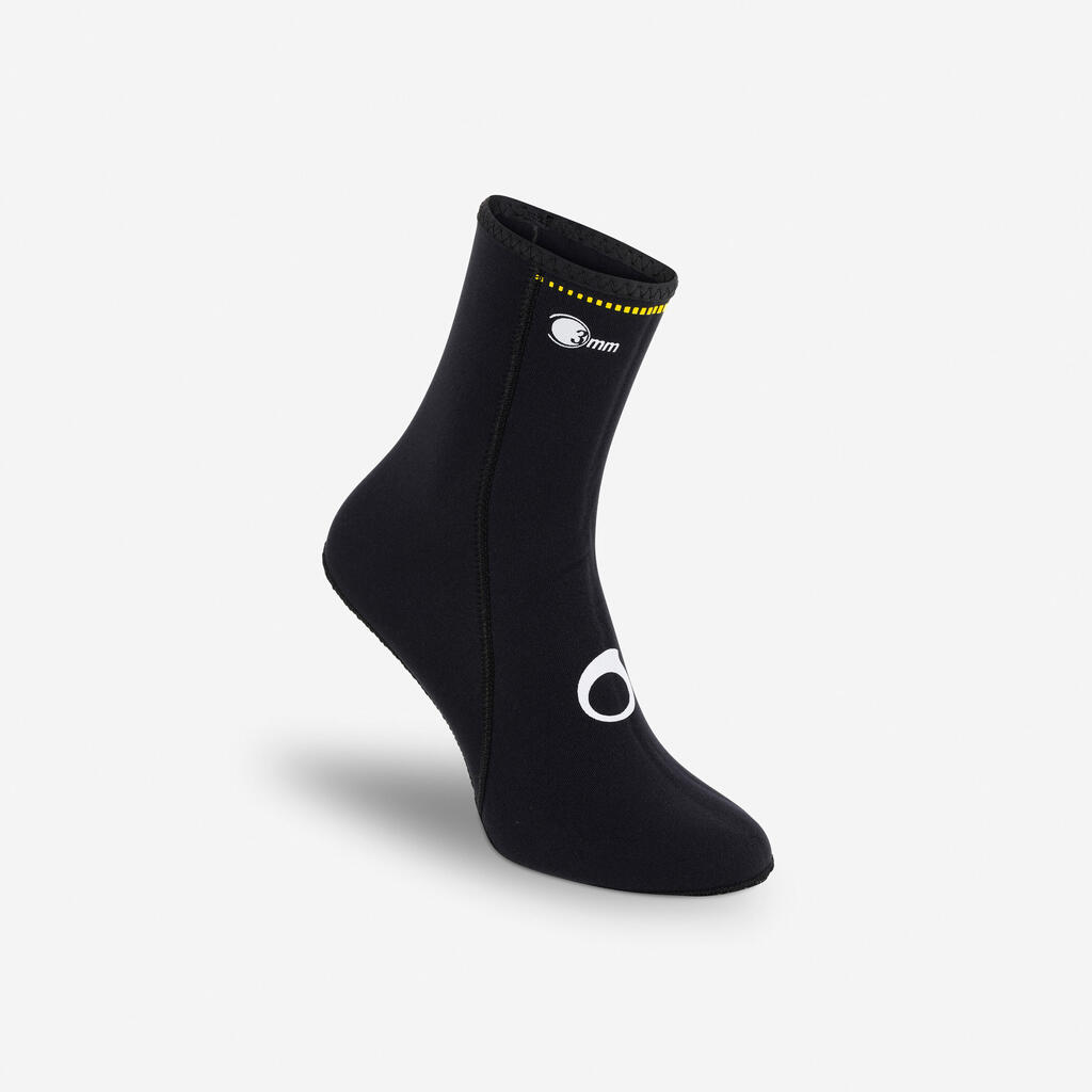 Diving shoes 3 mm neoprene black
