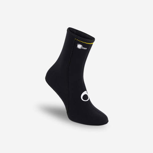 Chaussons plongée néoprène 3mm - noir