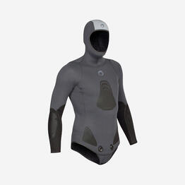 Veste Chasse sous-marine Homme néoprène 3mm - SPF 500 gris