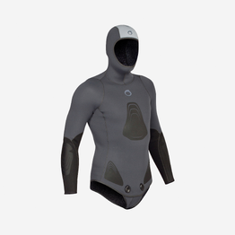 Veste Chasse sous-marine Homme néoprène 3mm - SPF 500 gris