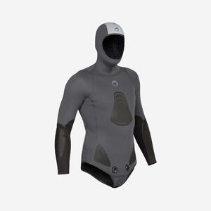 Chaqueta Pesca submarina SPF Hombre Gris Neopreno 3 mm