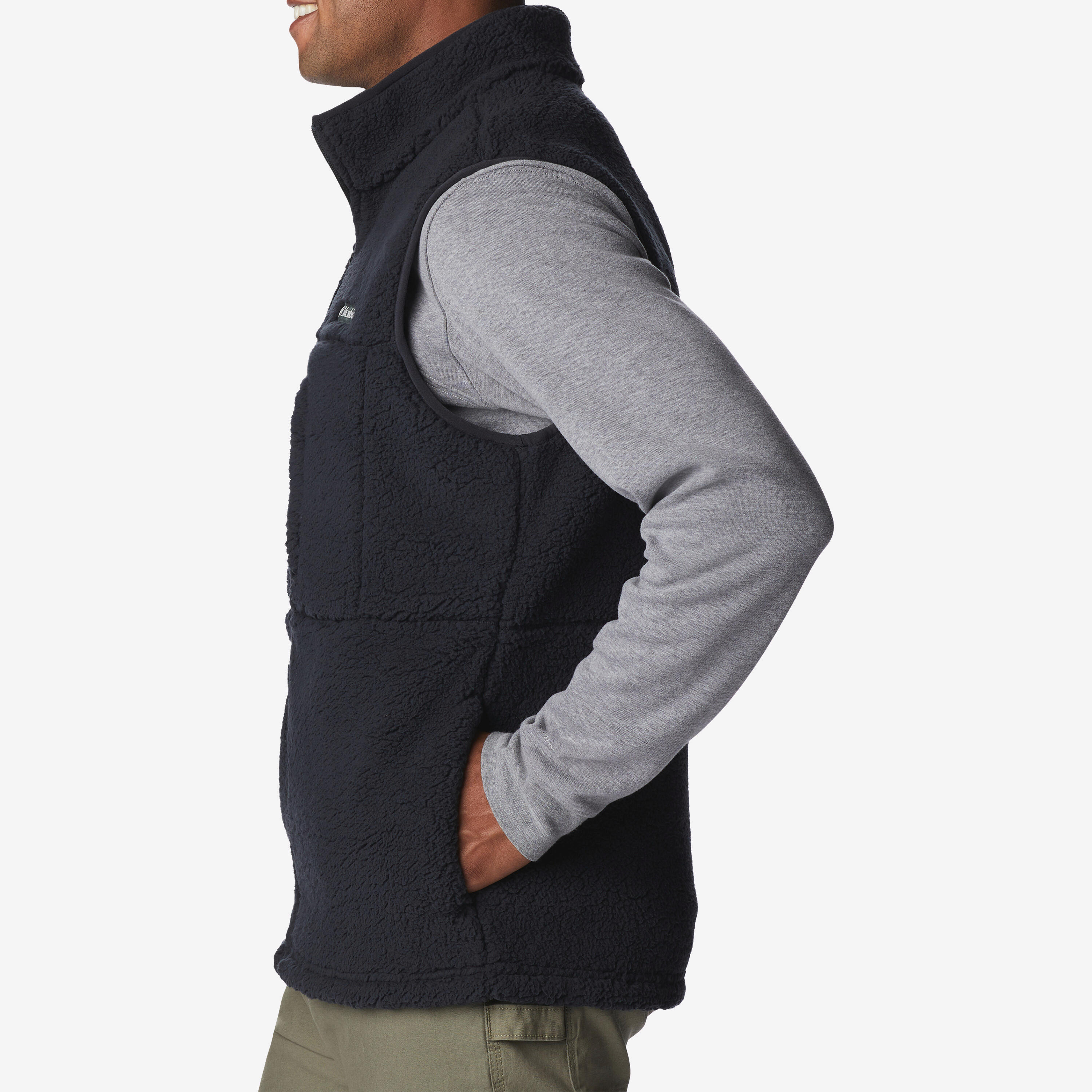 Veste sans manche COLUMBIA Mountainside Noire en polaire sherpa 3/6