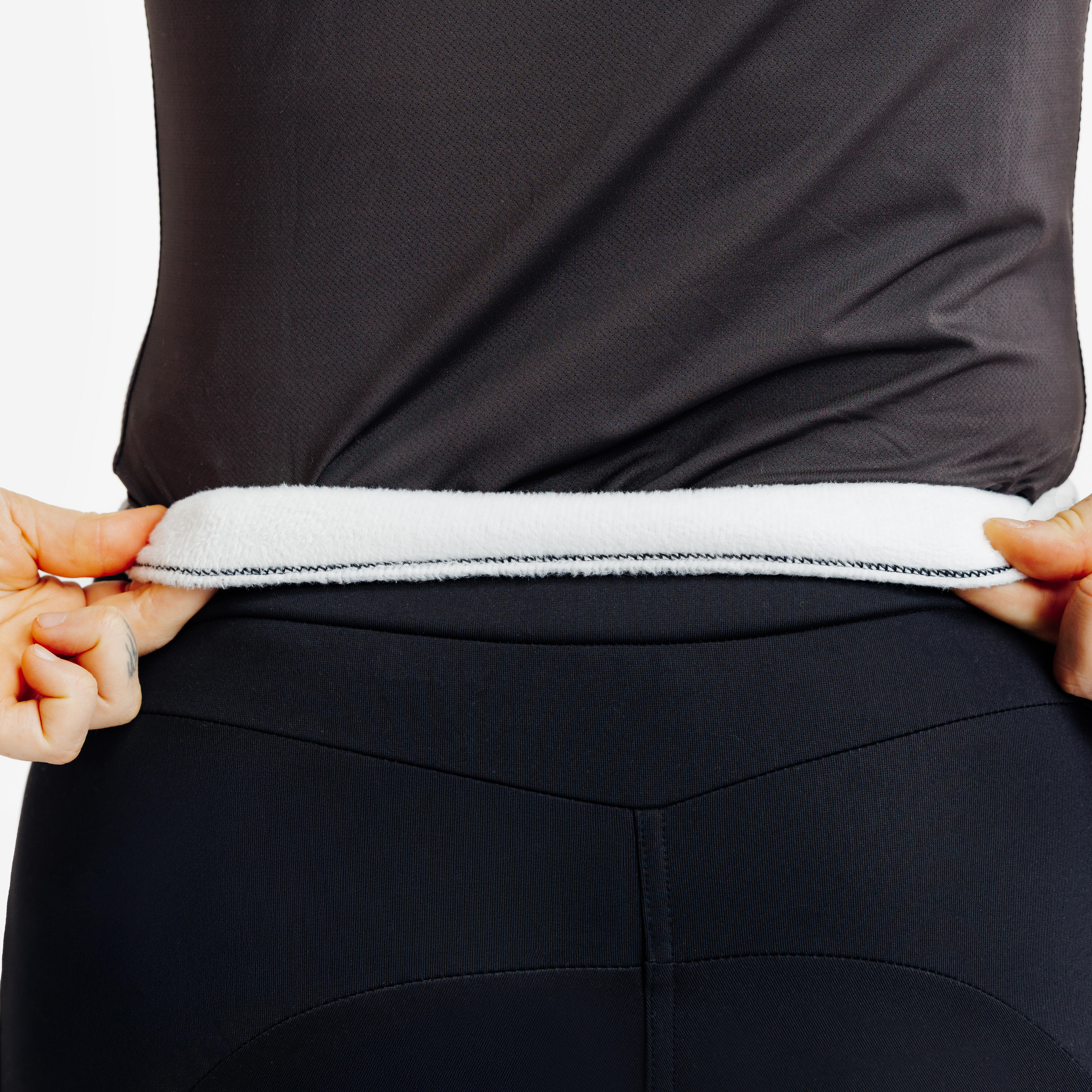 Legging d'équitation chaud avec basane en silicone femme - FOUGANZA