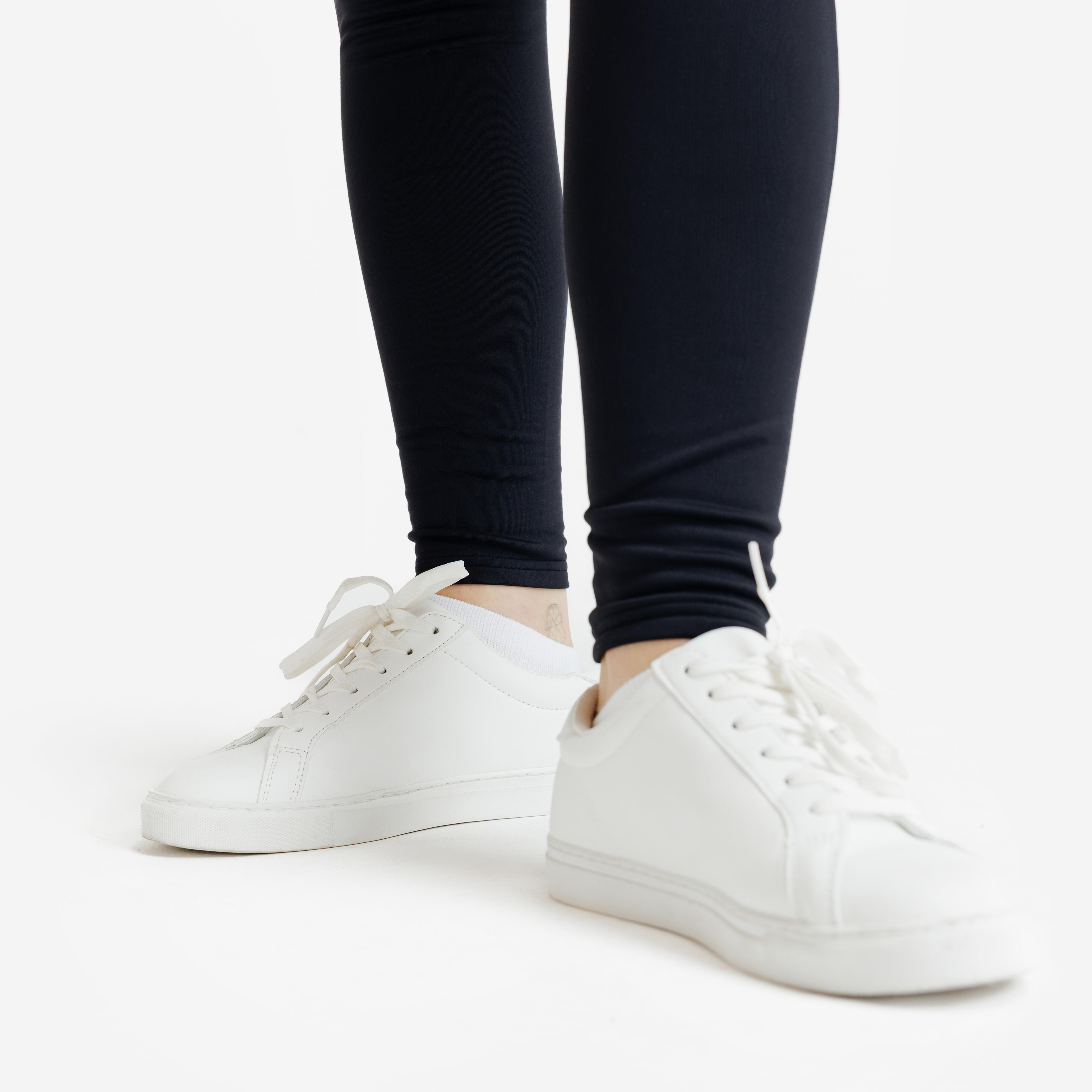 Leggings d'équitation chauds pour femmes avec patch en silicone, noir - FOUGANZA