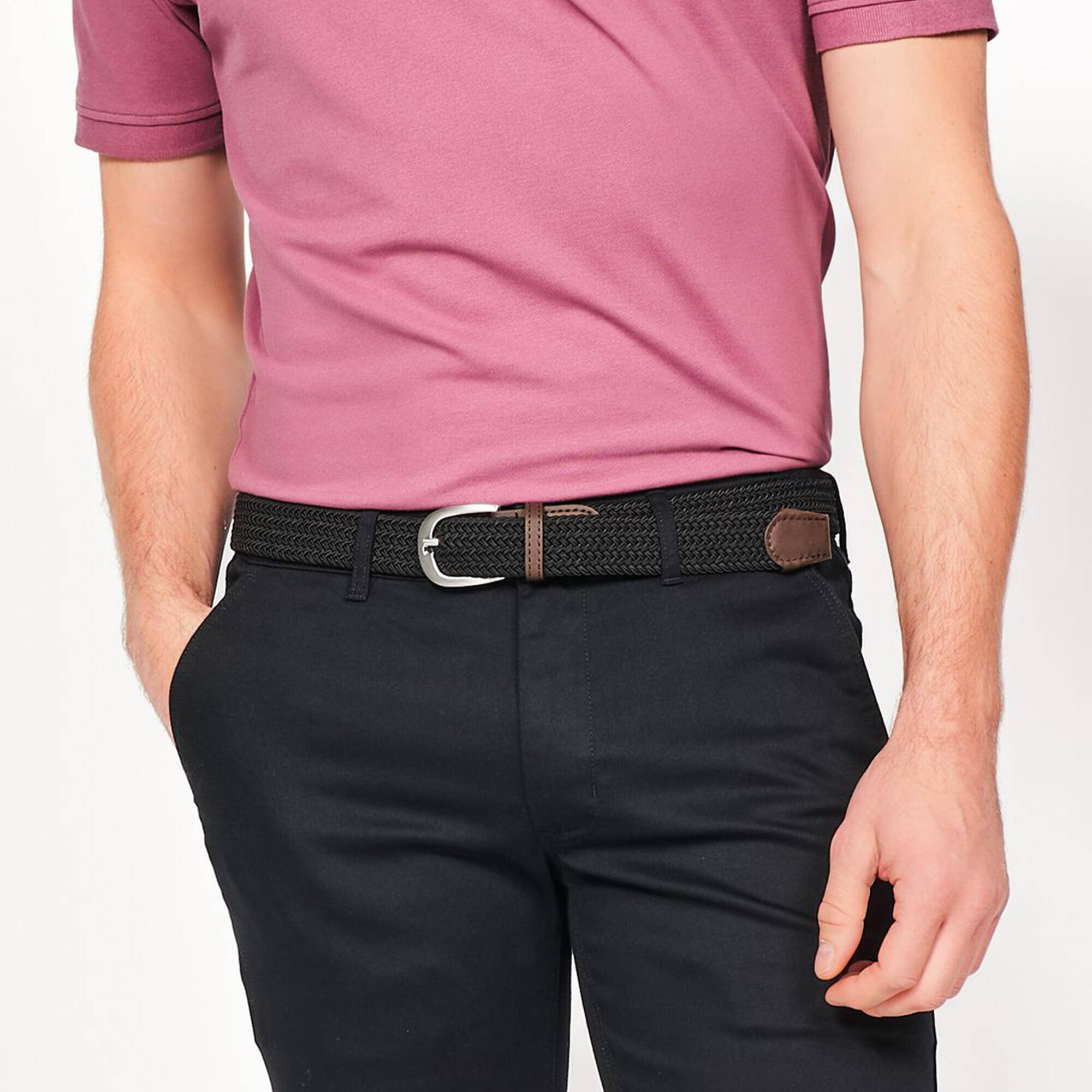 Golf Belt Stretchy Black -  4