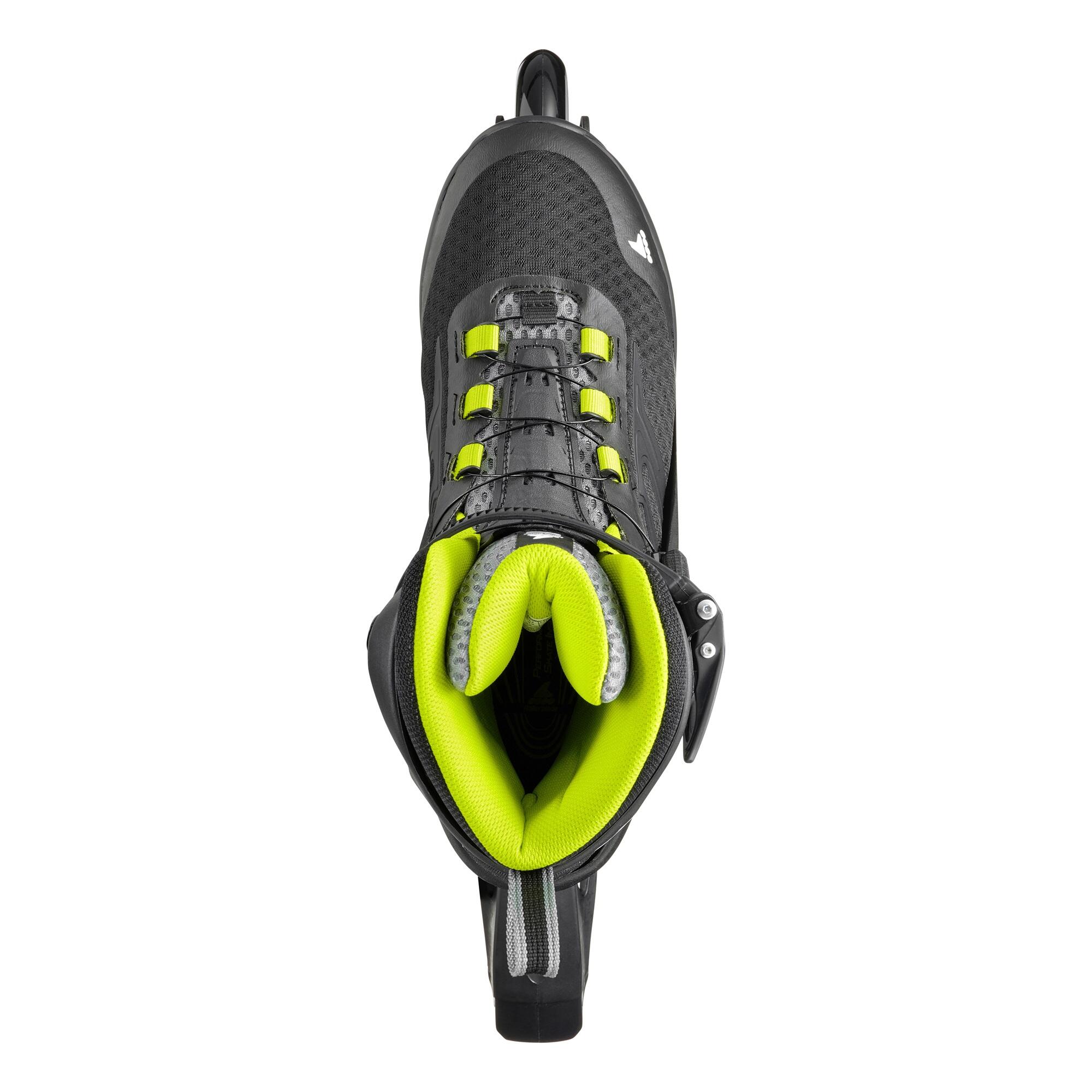 Gebraucht - Inline Skates Erwachsene ROLLERBLADE MACROBLADE 84 BOA schwarz/lime 6/6