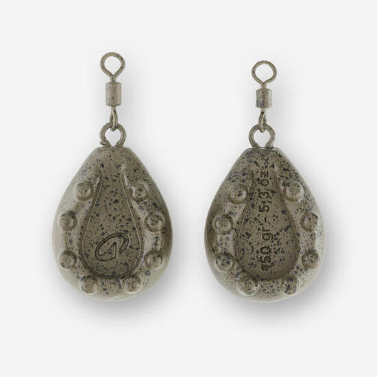 Plombs pêche de la carpe plombs grippa 150g (x2)