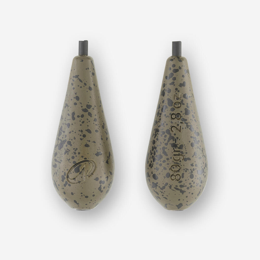 Olova za ribolov šarana INLINE DISTANCE 80 g (2 komada)