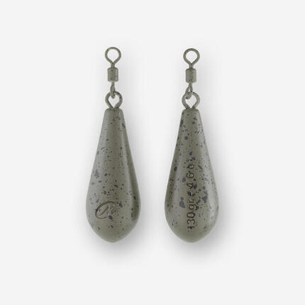 Plombs pêche de la carpe plombs distance 80g (x2)