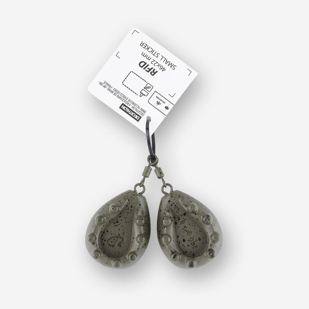 Grippa Leads Carp Fishing Weights 120 g (x2)