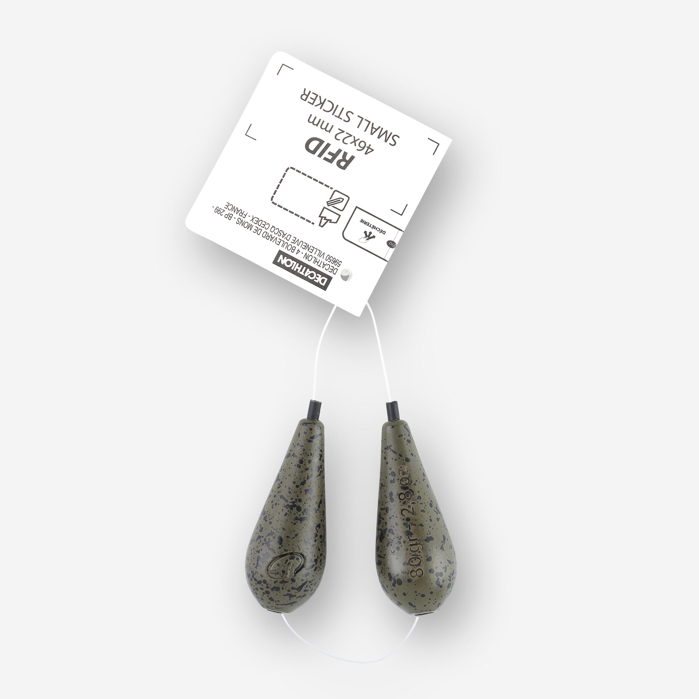 Inline Distance Sinkers for Carp Fishing 80 g (x2) 5/5