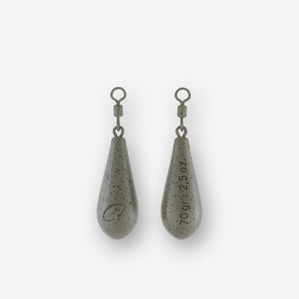 Carp Fishing Distance Sinkers 120 g (x2)