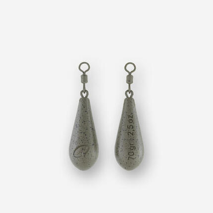 Plombs pêche de la carpe plombs distance 80g (x2)