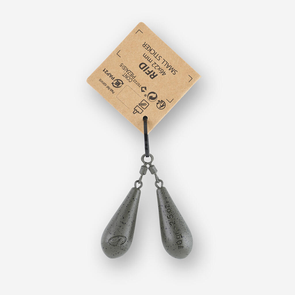 Carp Fishing Distance Sinkers 120 g (x2)