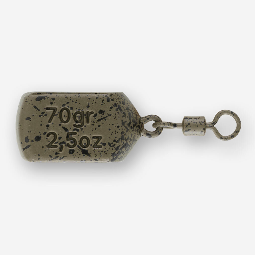 Carp Fishing Square Weights 70 g (x2)
