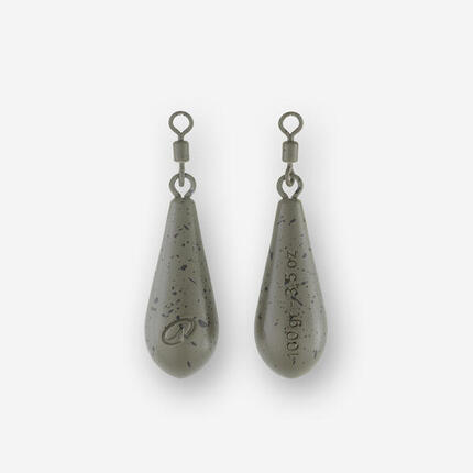 Plombs pêche de la carpe plombs distance 80g (x2)