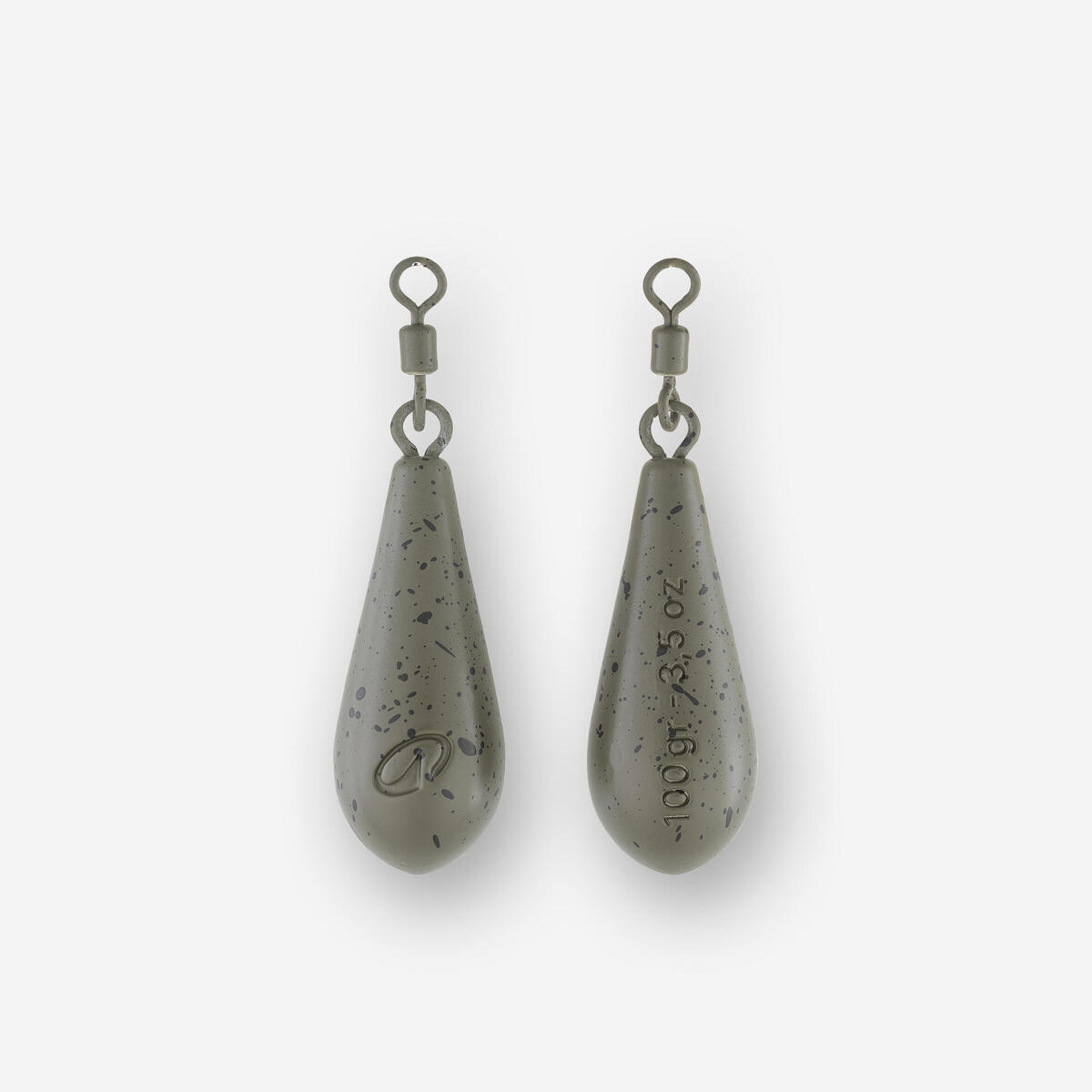 Plombs pêche de la carpe plombs distance100g (x2)