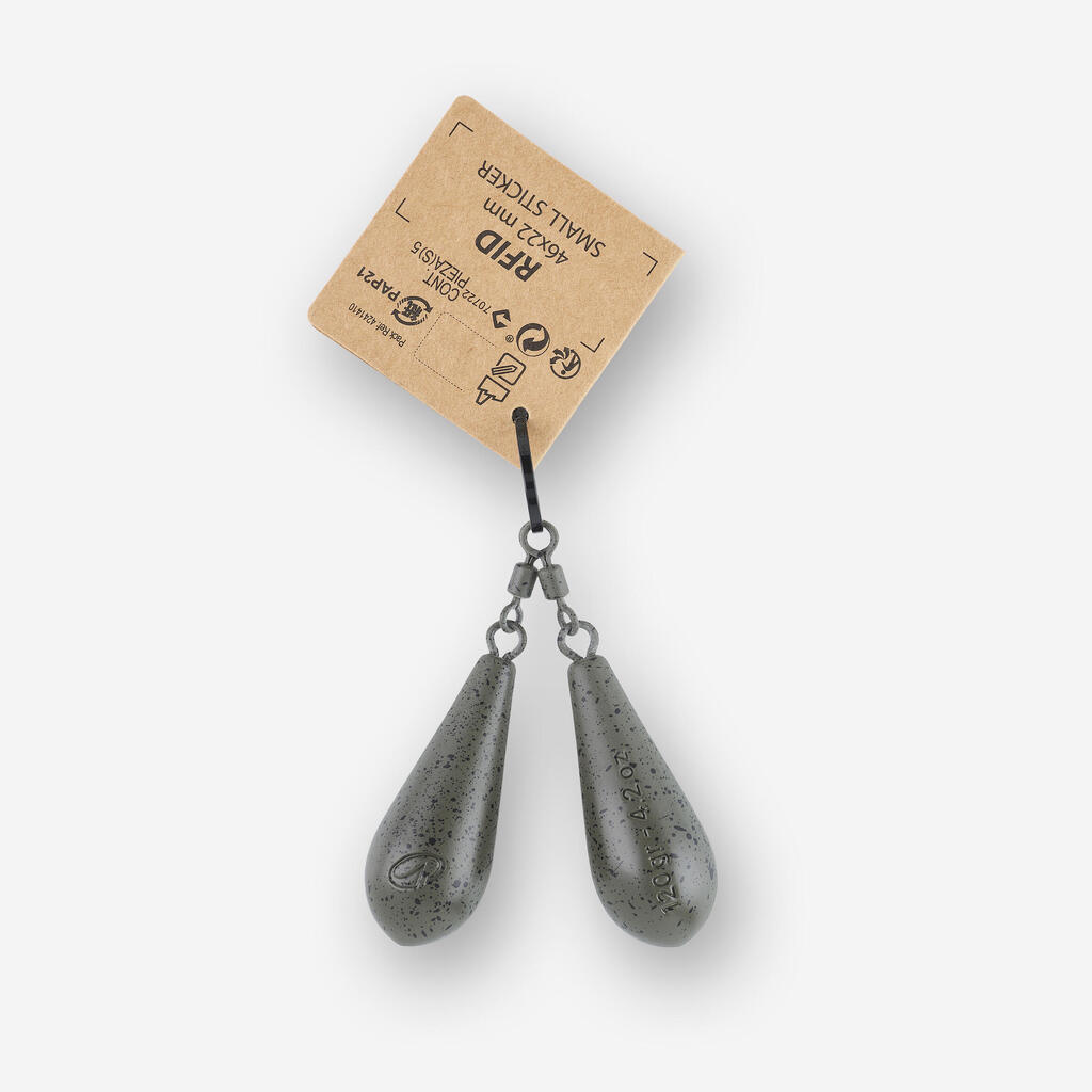 משקולות Distance 120g לדיג קרפיונים ‏(x2)
