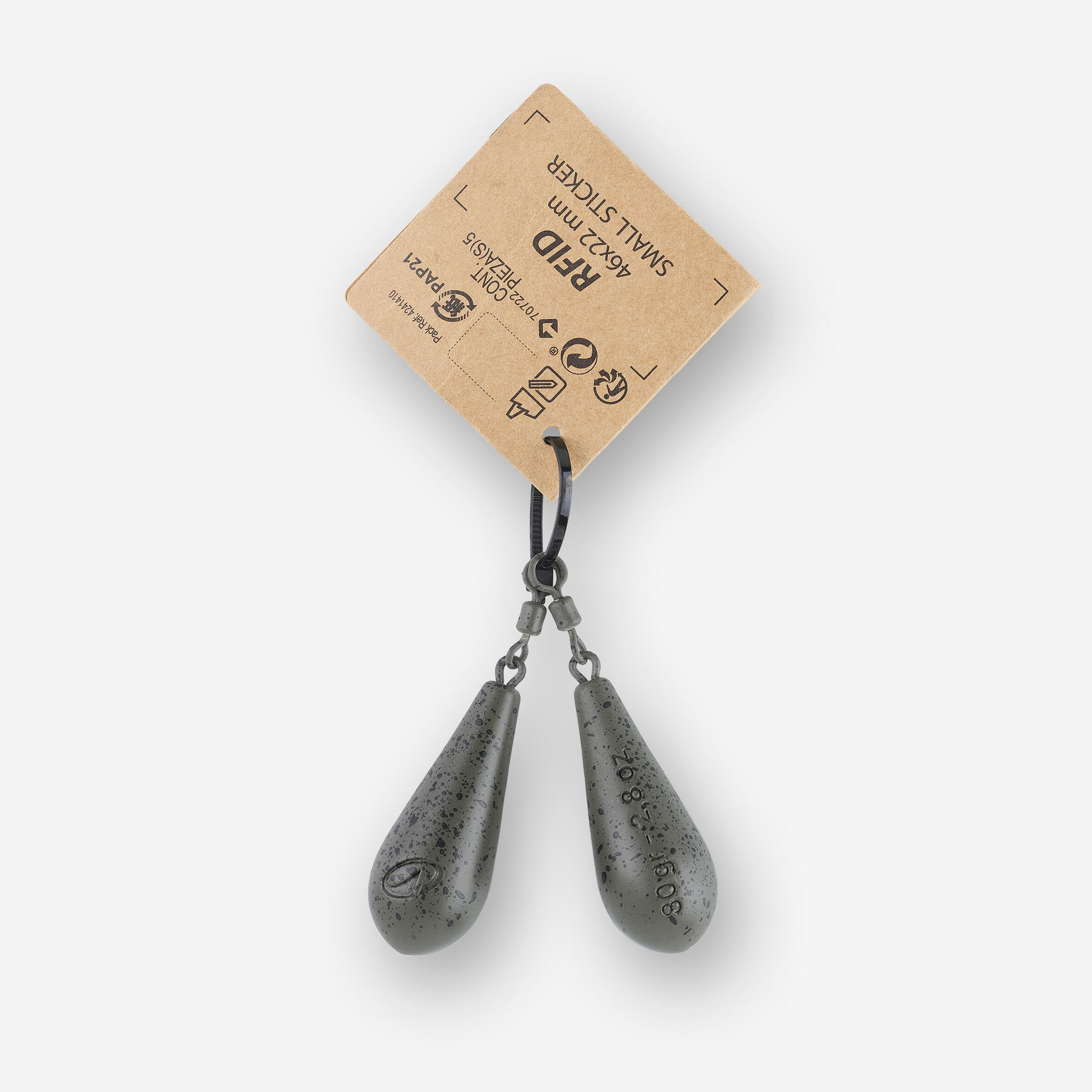 Plombs pêche de la carpe plombs distance 80g (x2) 4/4