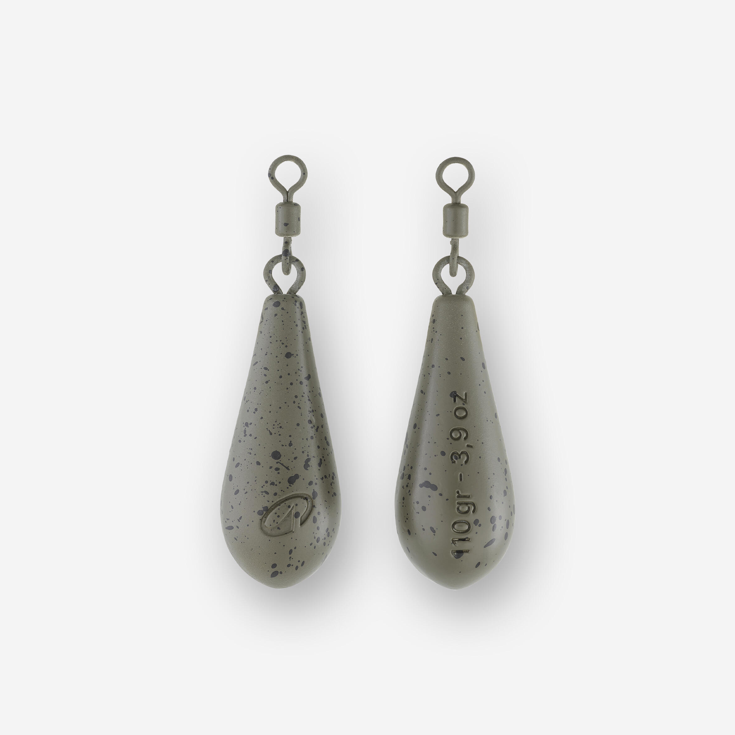CAPERLAN Distance Weights Carp Fishing Sinkers 110 g (x2)