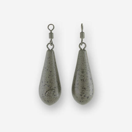 Plombs pêche de la carpe plombs distance 80g (x2)