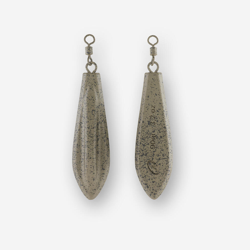 Trilobe Weights Carp Fishing Sinkers 70 g (x2)