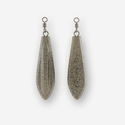 Plombs pêche de la carpe plombs trilobe 90g (x2)