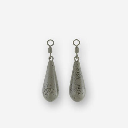 Plombs pêche de la carpe plombs distance 80g (x2)