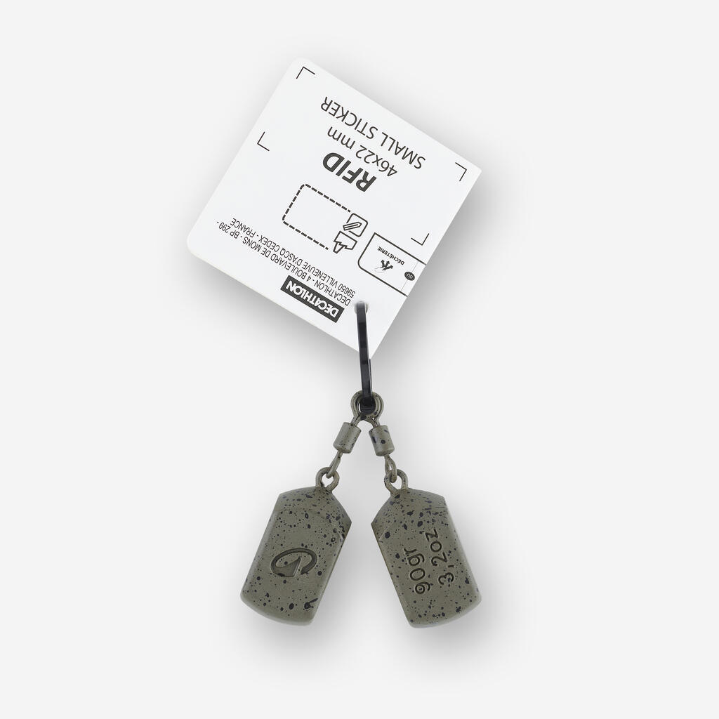 Carp Fishing Square Weights 70g (x2)