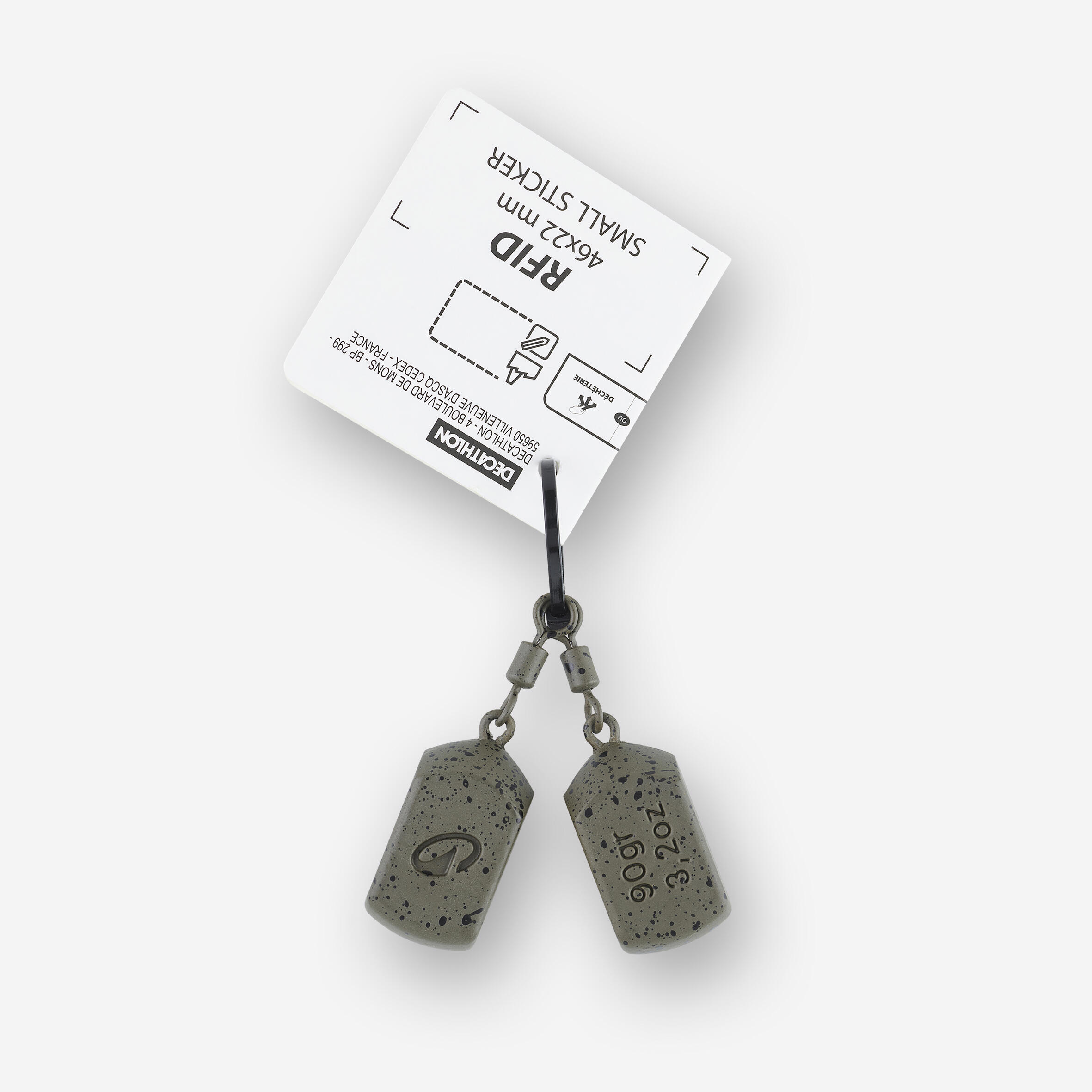 Carp Fishing Square Sinkers 90 g (x2) 4/4