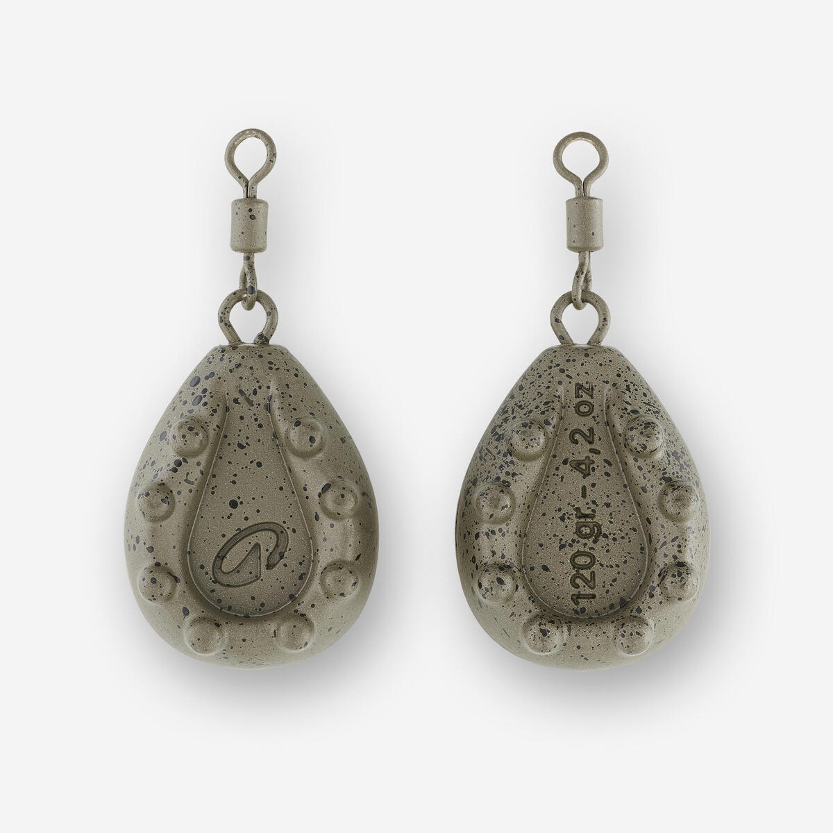 Plombs pêche de la carpe Plombs Grippa 120g (x2)