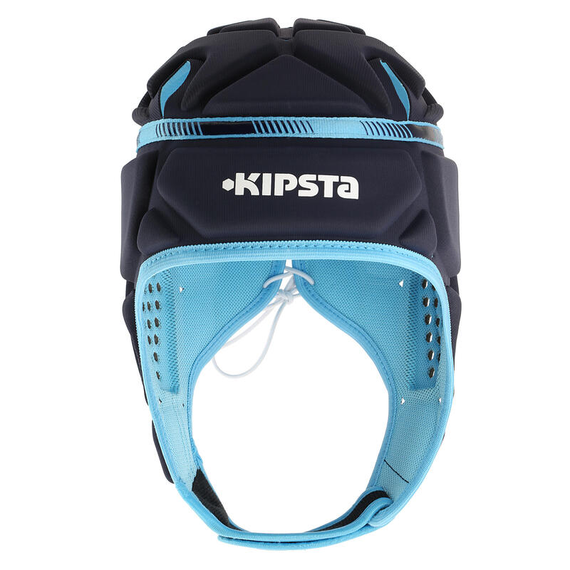 500 Kids' Rugby Scrum Cap Black/Grey OFFLOAD Decathlon