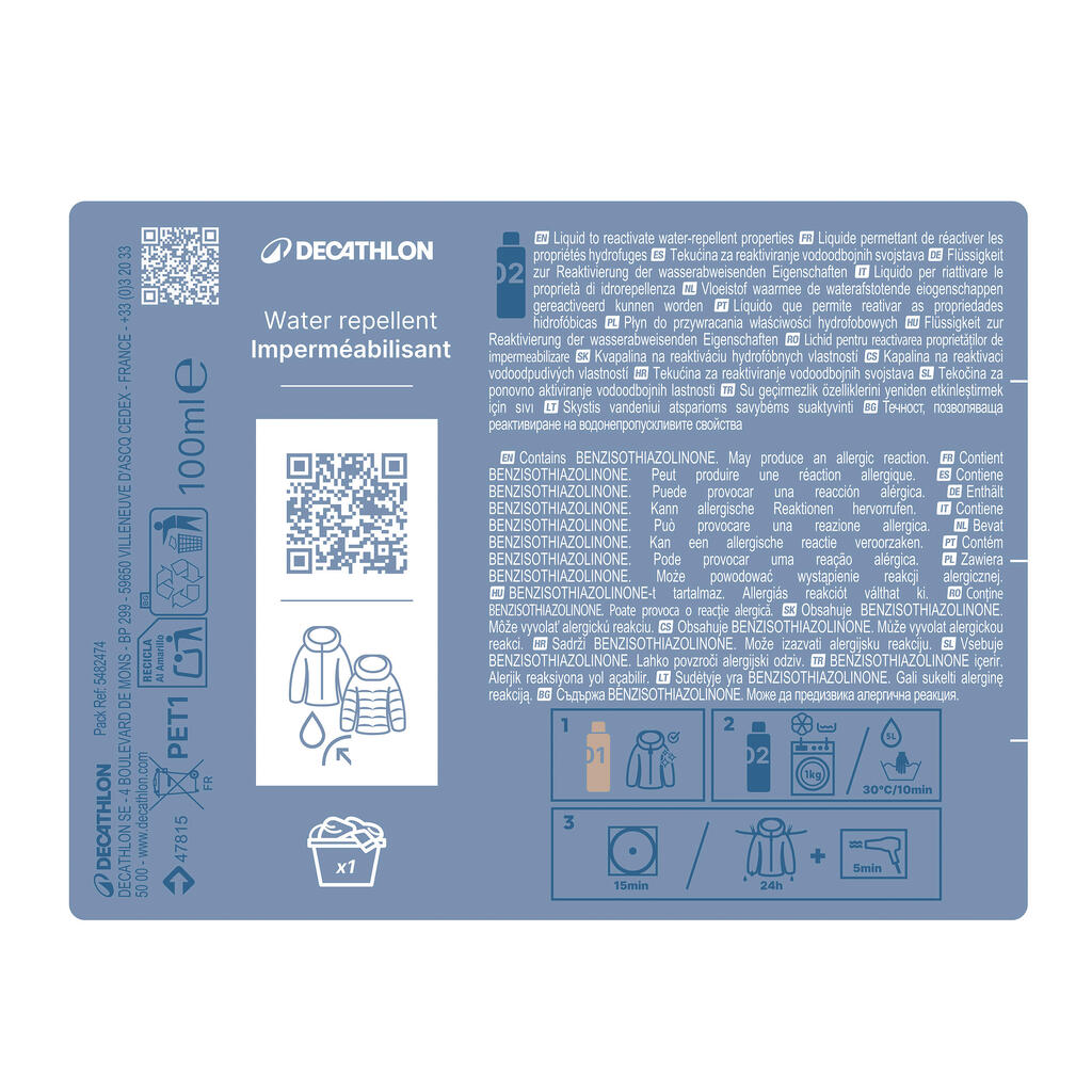 Komplet za obnovitev vodoodpornosti (2 x 100 ml)