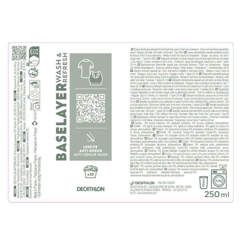 Mosószer izzadságszag ellen, 250 ml