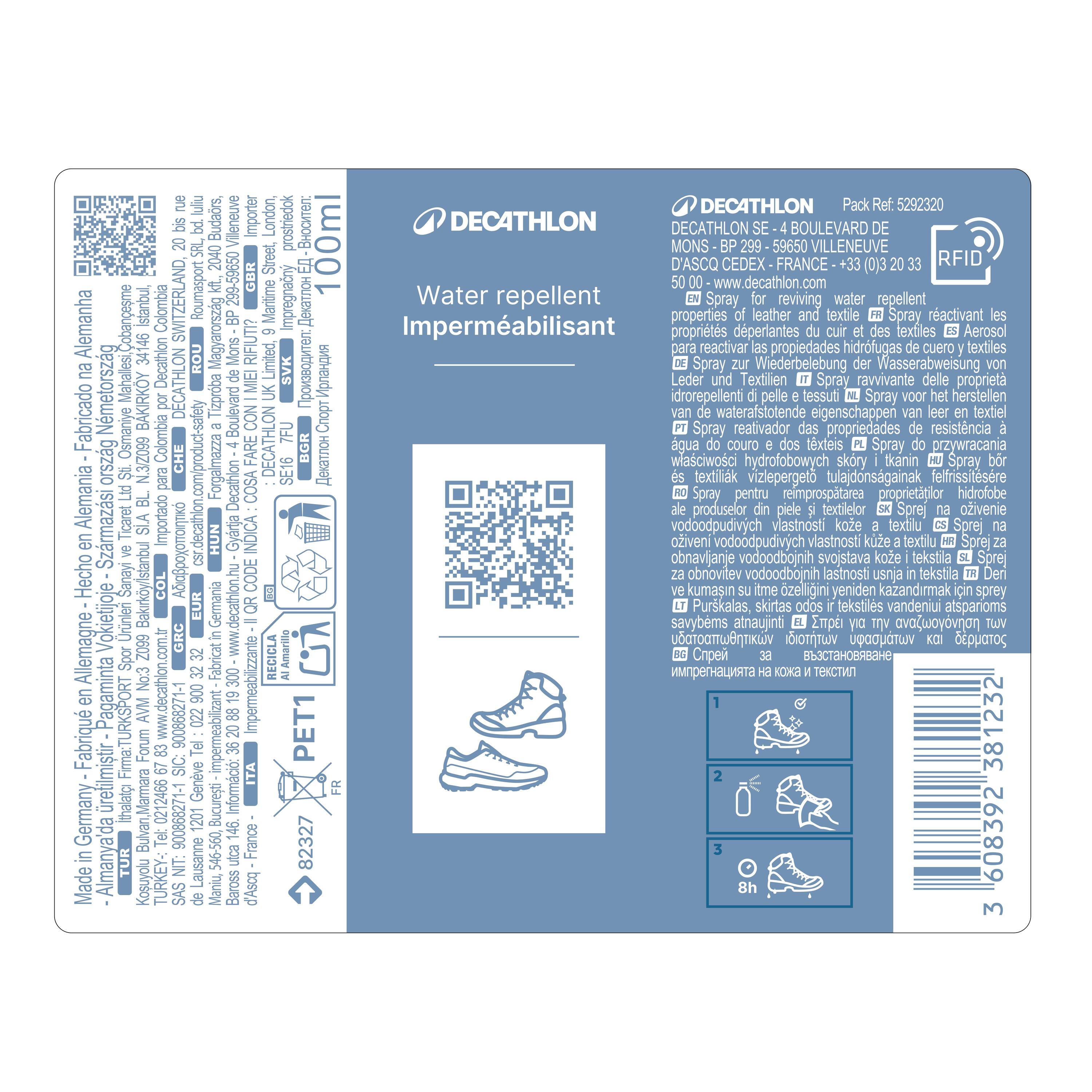 Impregneerspray voor schoenen 100 ml 3/3