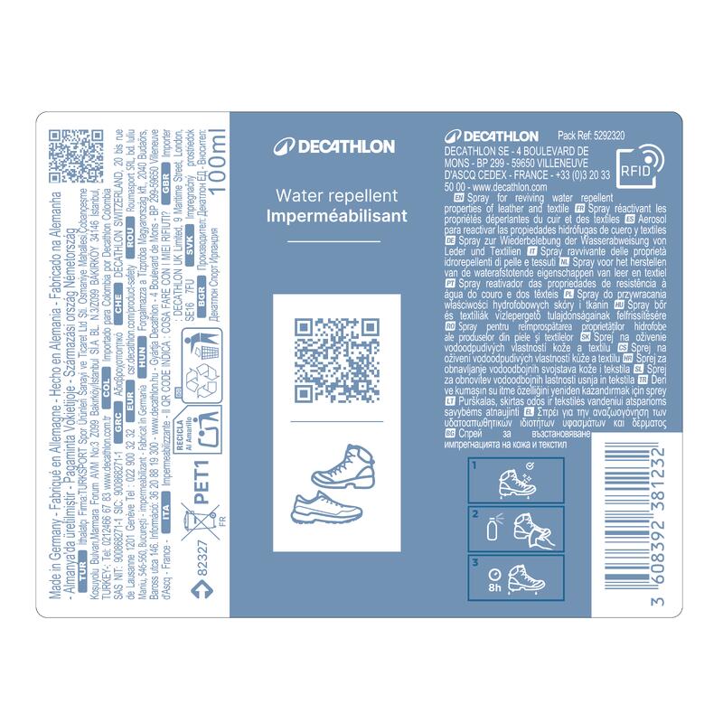 Spray Reimpermeabilizare fără gaz Reactivare hidrofobie 100 ml